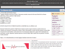 Tablet Screenshot of lastanzadellattore.com